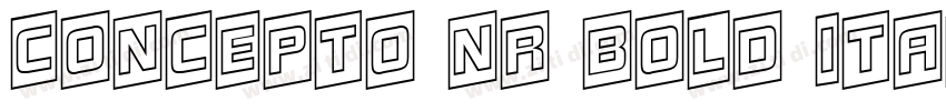 Concepto Nr Bold Ita字体转换 Concepto Nr Bold Ita字体转换